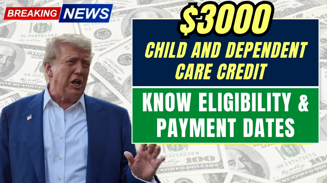 $3000 Child and Dependent Care Credit