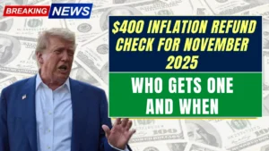 $400 Inflation Refund Check