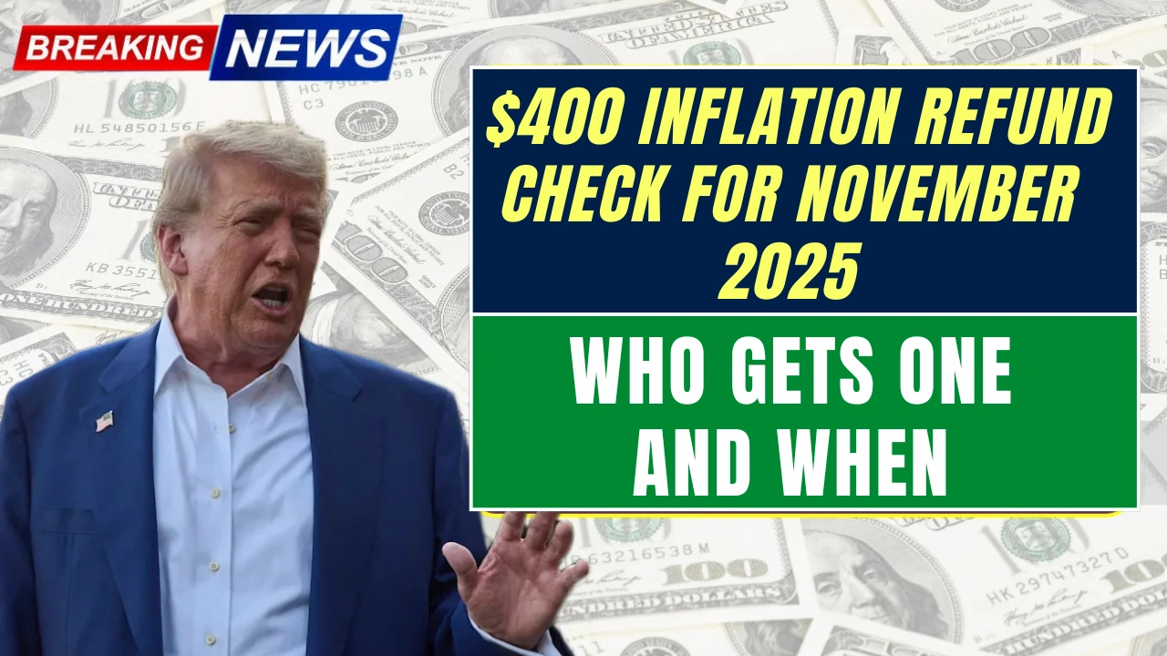 $400 Inflation Refund Check
